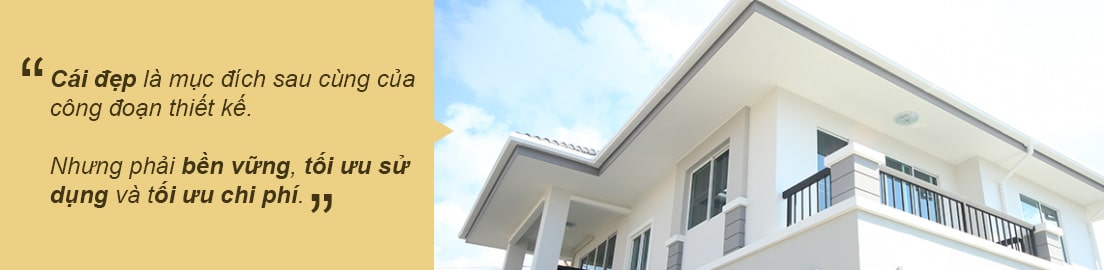 Báo giá - đơn giá thiết kế nhà phố, biệt thự đẹp